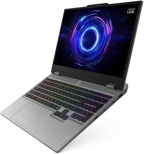Ноутбук Lenovo LOQ 15IRX10 15.6" (Intel Core i5 13450HX, Nvidia GeForce RTX 5050) 16ГБ, 512ГБ SSD, noOS, серый (83JE002BRK) детальное изображение - 4