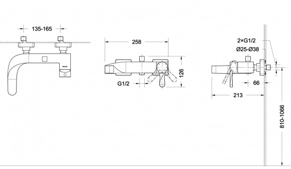 Смеситель Bravat Wave F674108C-01 детальное изображение - 2