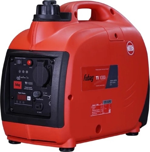 Генератор бензиновый FUBAG TI 1000 646250, 0.9 кВт, Красный детальное изображение - 1
