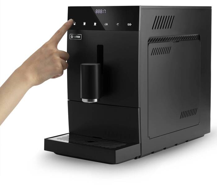 Кофемашина Vitek Metropolis VT-8700, Черный №9