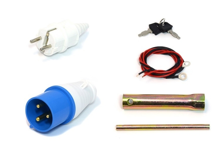 Генератор бензиновый ТСС SGG 7500EA 021301, 7.5 кВт, Синий №7