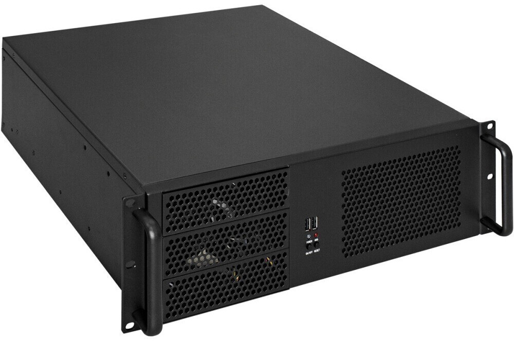 Серверный корпус ExeGate Pro 3U390-08/800RADS, 800 Вт, Черный детальное изображение - 1