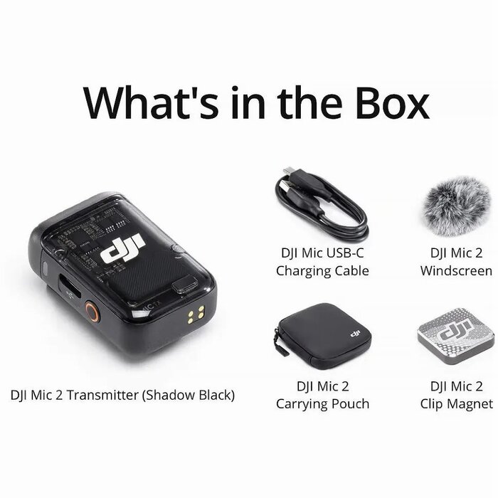 Радиосистема DJI Mic 2 (RX + 2TX), Черный №3
