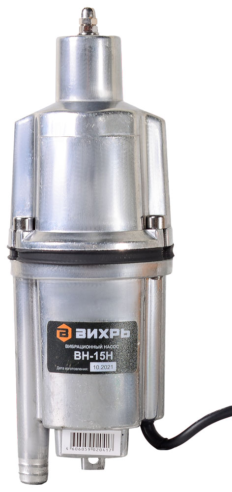 Насос Вихрь ВН-15Н, 18 л/мин, 20 мм, напор 72 м, d=100 мм, 280 Вт, Серый детальное изображение - 1