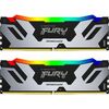 Оперативная память Kingston Fury Renegade Silver RGB DDR5 8000MHz, KF580C38RSAK2-32, 2x16 Гб KIT, 32 Гб вариант - 1