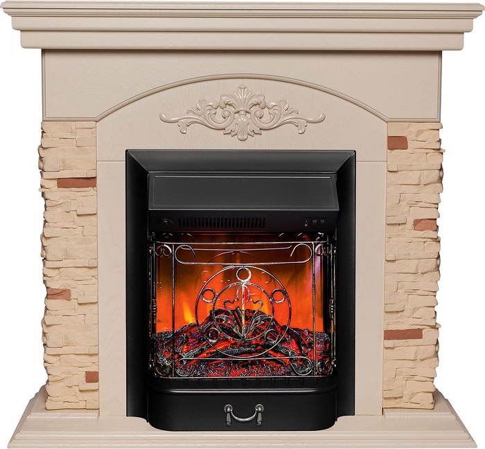Каминокомплект Realflame NEAPOLIS STD/EUG WT MAJESTIC BL, Белый №1