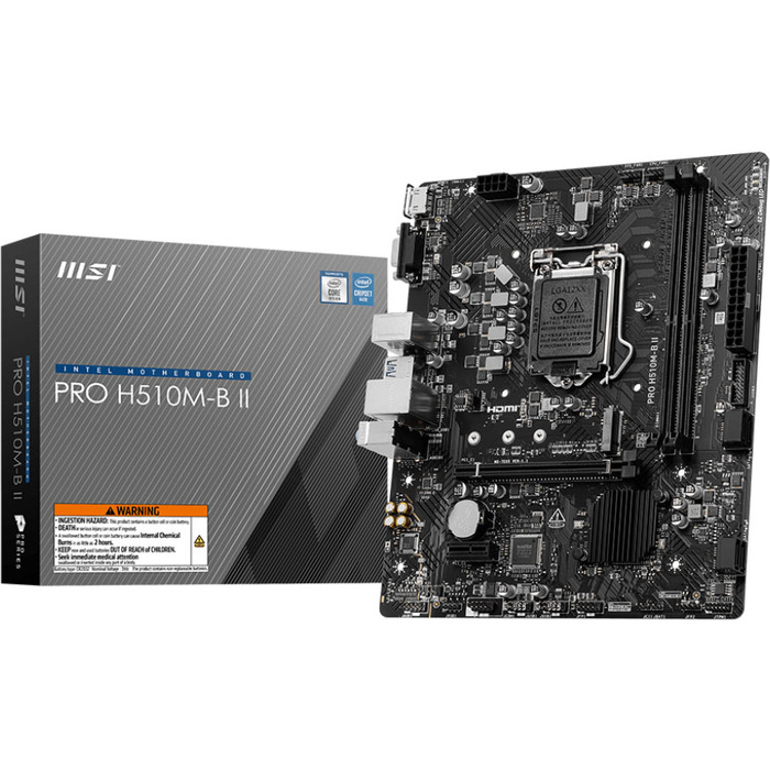 Материнская плата MSI PRO H510M-B II №5