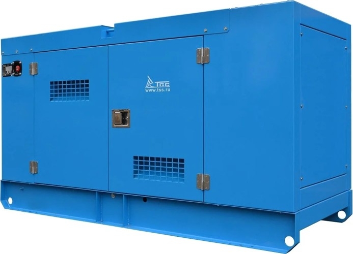 Генератор дизельный ТСС АД-30С-Т400-1РКМ16 (TTD 42TS ST) 045515, в кожухе, 30 кВт, Синий детальное изображение - 1
