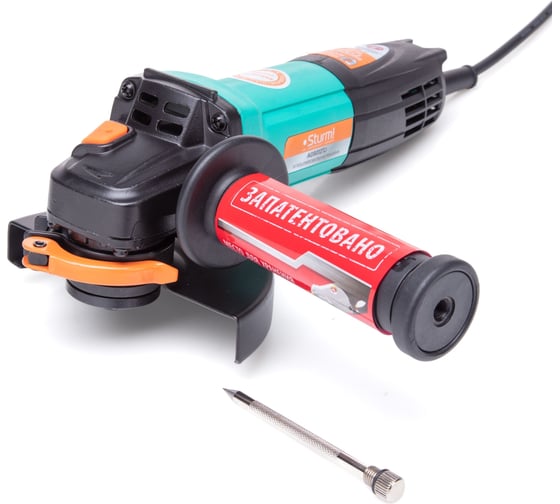 Угловая шлифмашина Sturm AG9012TJ, 125 мм, 10000 об/мин, 1000 Вт детальное изображение - 2