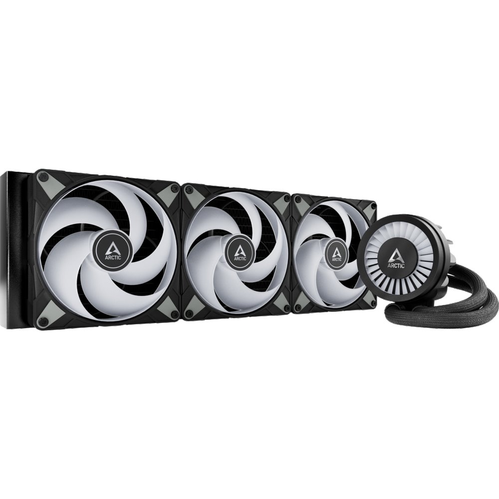 Система жидкостного охлаждения Arctic Cooling Liquid Freezer III 420 ARGB, Черный детальное изображение - 5