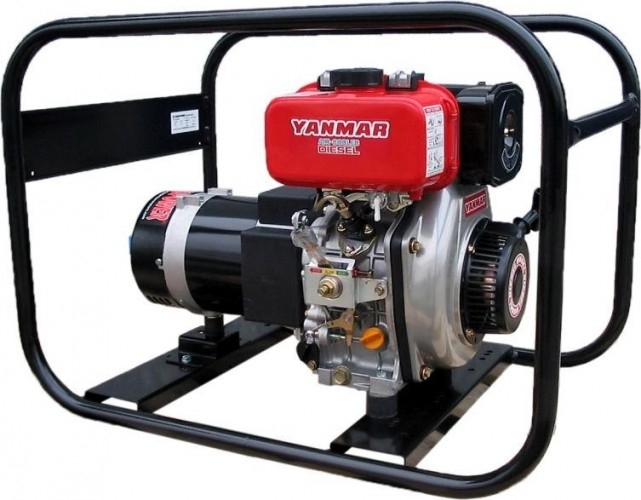 Генератор дизельный с воздушным охлаждением EUROPOWER EP 2800 D 993010280, открытый, 1.8 кВт, Черный детальное изображение - 1