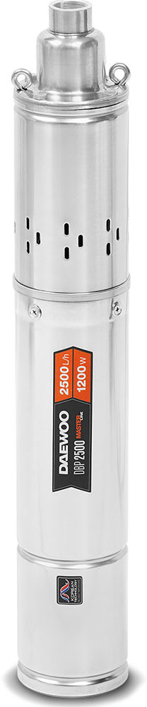Насос Daewoo Power Products DBP 2500, 2500 л/мин, 25 мм, напор 140 м, d=100 мм, 1200 Вт, Серый детальное изображение - 1