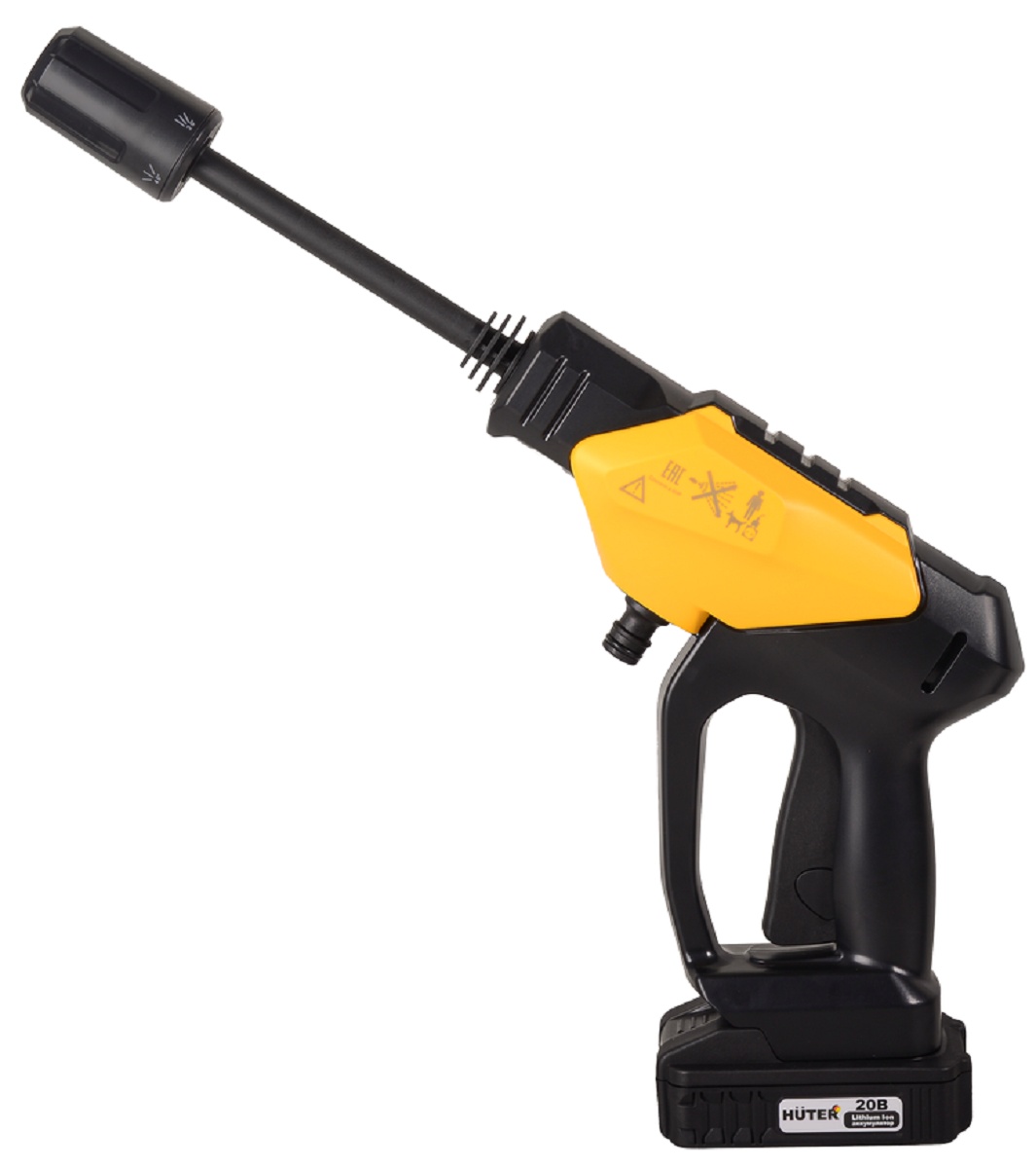 Автомойка HUTER W-20Li, 42 бар, Желтый/Черный детальное изображение - 4