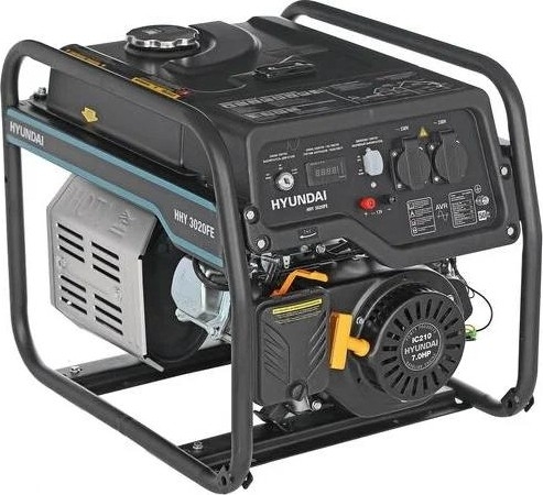 Генератор бензиновый HYUNDAI HHY 3020FE, 2.8 кВт, Черный детальное изображение - 3