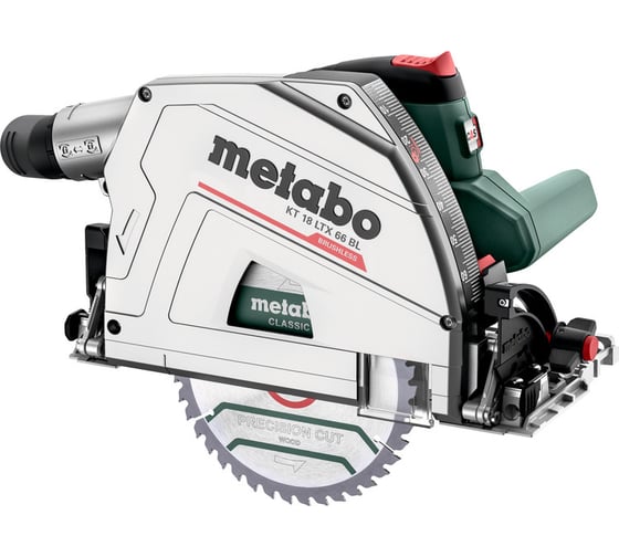 Аккумуляторная погружная пила Metabo KT 18 LTX 66 BL 601866660, 165 мм, 2250 - 5000 об/мин детальное изображение - 1