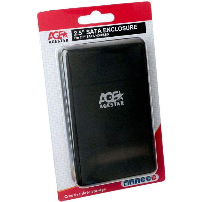 Внешний корпус для HDD AgeStar 3UBCP3C, Чёрный №3