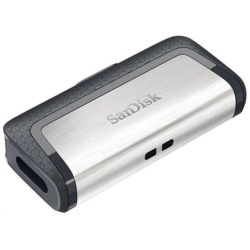USB Flash накопитель SanDisk Ultra Dual Type-C (SDDDC2-256G-G46) 256 ГБ, серебряный детальное изображение - 2