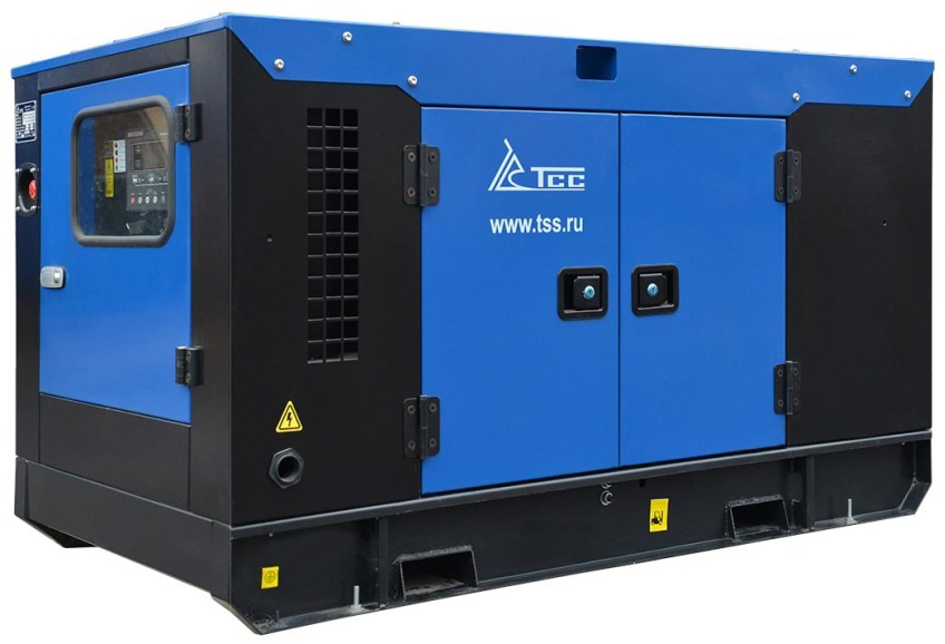 Генератор дизельный ТСС АД-20С-Т400-1РКМ11 (TTD 28TS ST) 048444, в кожухе, 20 кВт, Синий детальное изображение - 1