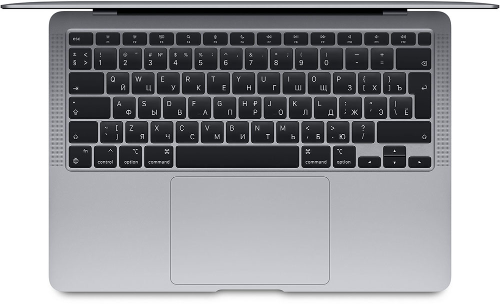Ноутбук Apple MacBook Air 13 2020 на M1, RAM 8 ГБ, Серый космос, SSD 256 ГБ, Apple graphics 7-core детальное изображение - 3