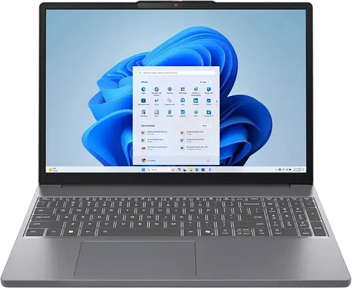 Ноутбук Lenovo IdeaPad Slim 3 15IRH8, Intel Core i7 13620H, RAM 16 ГБ, Серый, SSD 512 ГБ, Intel UHD Graphics, без ОС детальное изображение - 1