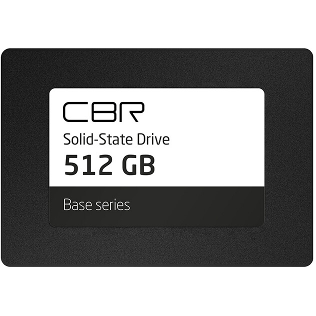 Накопитель SSD CBR Base SSD-512GB-2.5-BS24b OEM, 512 Гб детальное изображение - 1