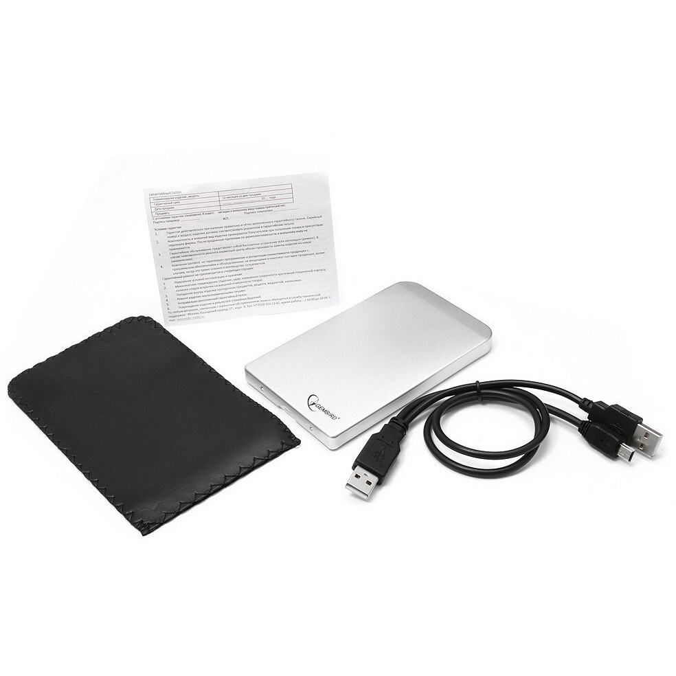 Внешний корпус для HDD Gembird EE2-U2S-41, Серебряный детальное изображение - 4