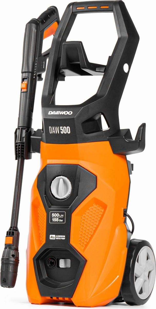 Мойка высокого давления DAEWOO DAW 500, 2.1 кВт, 155 бар, Оранжевый/Черный детальное изображение - 1
