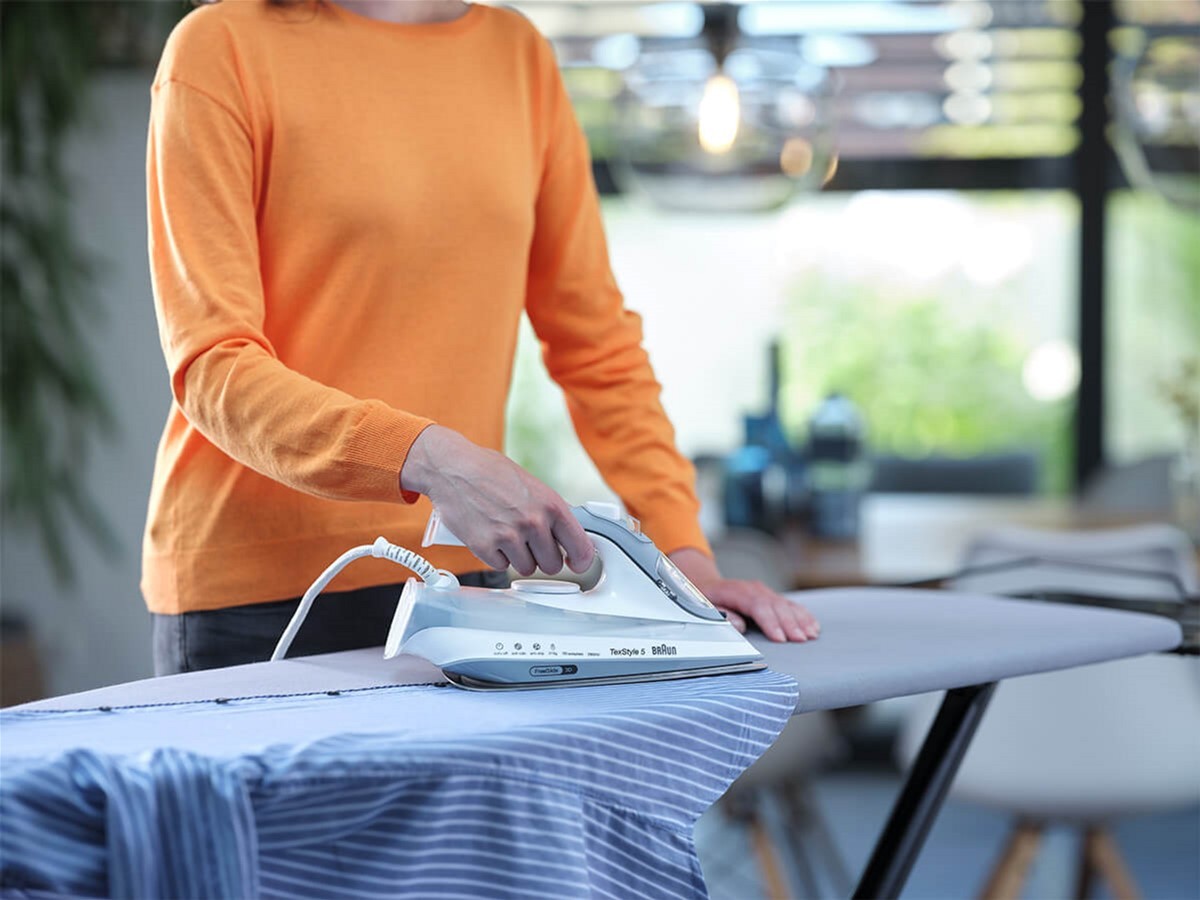 Утюг Braun TexStyle 5 SI 5006, Белый/Голубой детальное изображение - 5