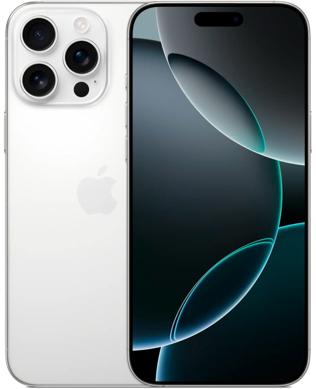 Смартфон Apple iPhone 16 Pro Max 256 Гб, Белый титан, Dual eSIM детальное изображение - 1