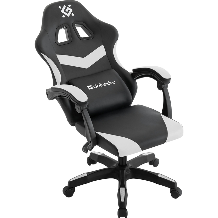Игровое кресло Defender Runa, Черный/Белый №6