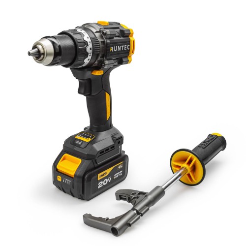 Аккумуляторная дрель-шуруповерт RUNTEC PRO RT-ID226, 18 В, 160 Нм, 4 А·ч детальное изображение - 4