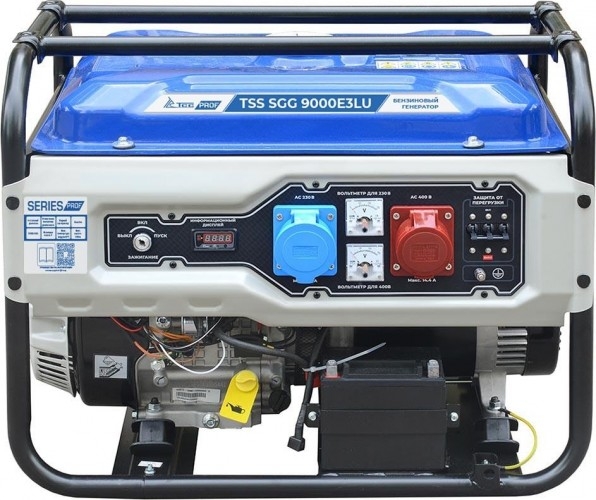 Генератор бензиновый ТСС SGG 9000E3LU 190052, 8 кВт, Синий детальное изображение - 2