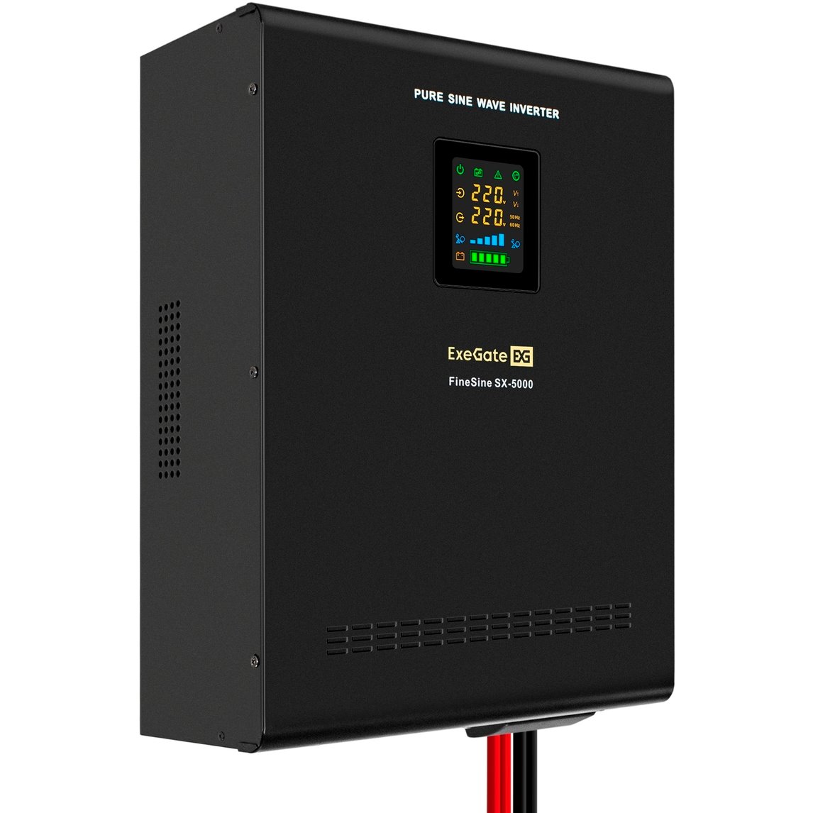 ИБП ExeGate FineSine SX-5000.LCD.AVR.2SH.T + 4x DT 1233 (33Ач) детальное изображение - 2