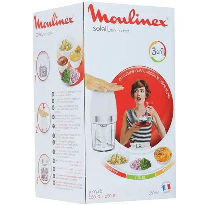 Измельчитель Moulinex Soleil DJ 360A10, Белый №3
