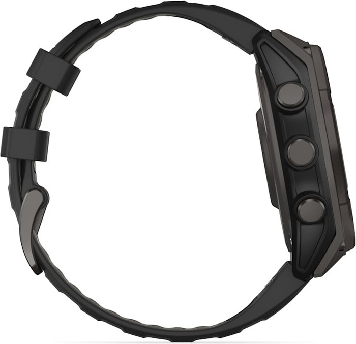 Смарт-часы Garmin Fenix 8 Solar Sapphire DLC, 47 мм, титановый угольно-серый с черным ремешком №6