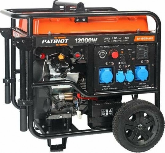 Генератор бензиновый PATRIOT GP 15010 ALE 474101810, 11 кВт, Черный детальное изображение - 1