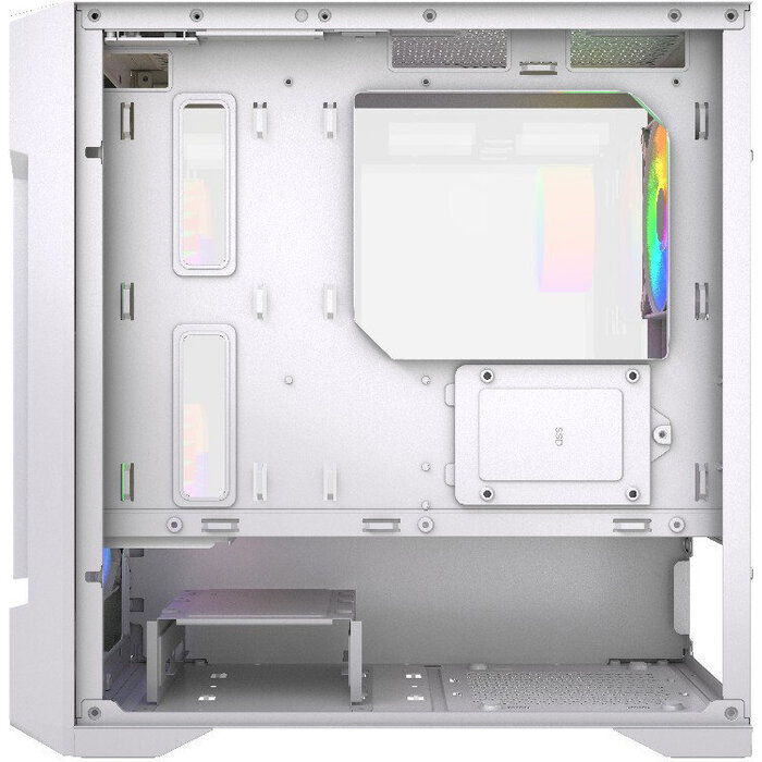 Корпус Powercase Mistral Micro X3W ARGB, Белый №5