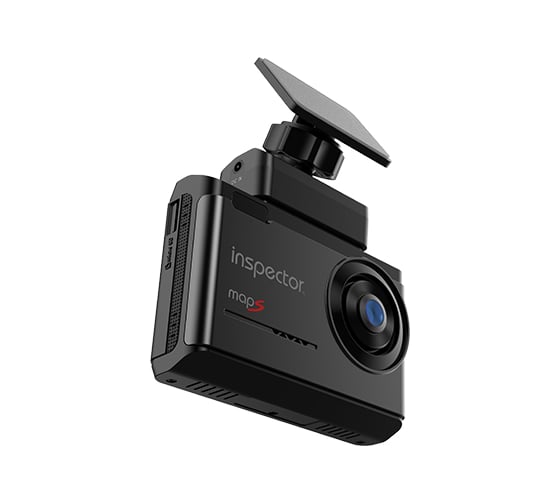 Автомобильный видеорегистратор с радар-детектором INSPECTOR MapS, 1920x1080 Full HD dpi, MicroSD, 256 ГБ, Черный детальное изображение - 2