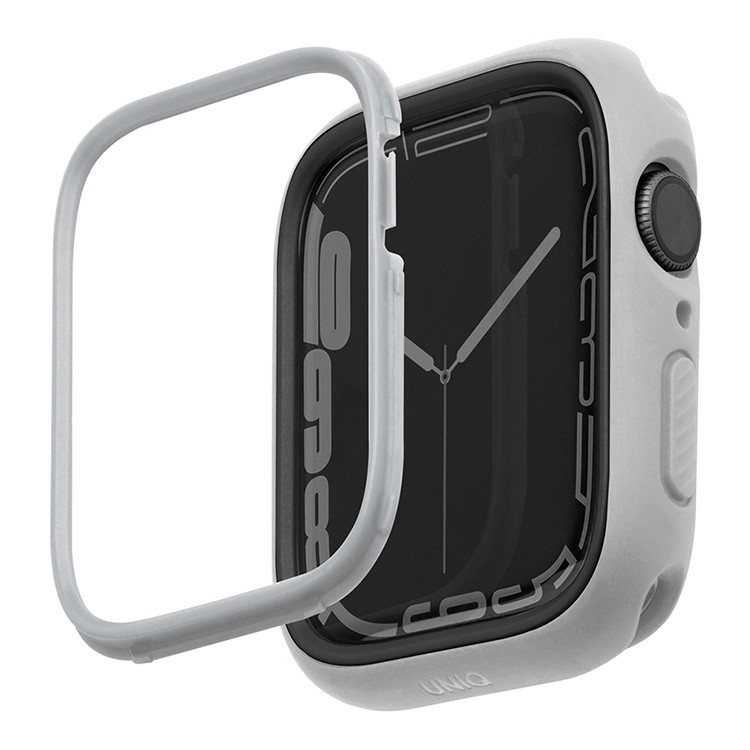 Чехол Uniq Moduo со сменным безелем для Apple Watch 41/40 мм, Chalk/Stone grey (41MM-MDCHSGRY) детальное изображение - 2