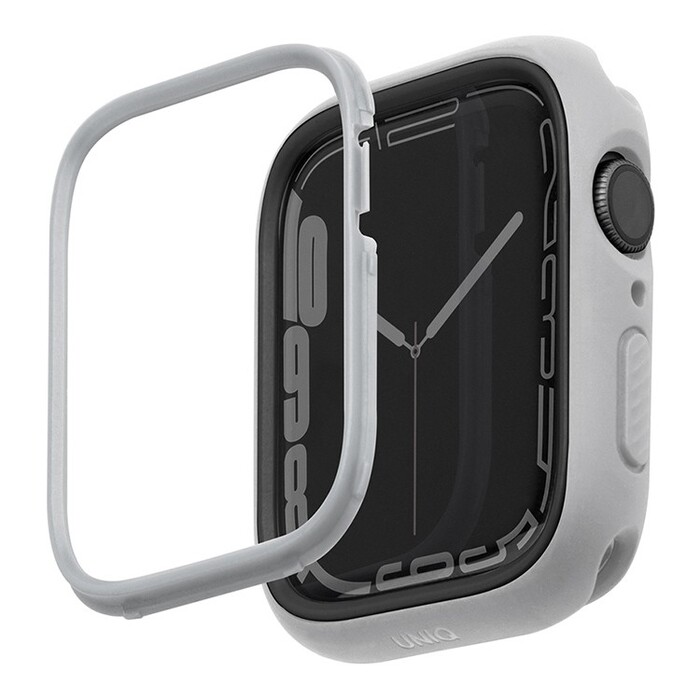 Чехол Uniq Moduo со сменным безелем для Apple Watch 41/40 мм, Chalk/Stone grey (41MM-MDCHSGRY) №2