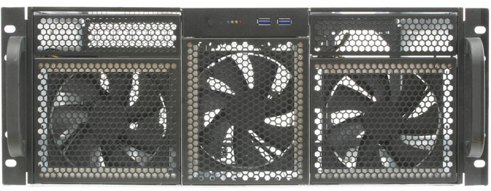 Серверный корпус Procase RE411-D2H15-C-48, без БП, Черный №2