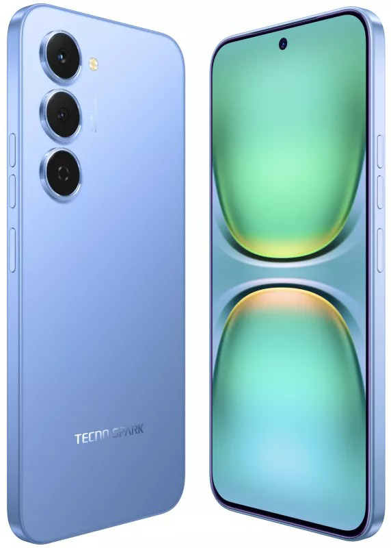 Смартфон Tecno SPARK 40 Pro 8/128 ГБ, Озерный синий, Dual nano-SIM детальное изображение - 4