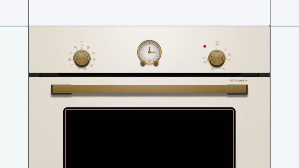 Духовой шкаф Bosch NeoKlassik HBJN 10YW0R, бежевый детальное изображение - 6