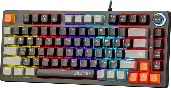 Клавиатура Defender Wildfire GK-213, 45213, Черный №3