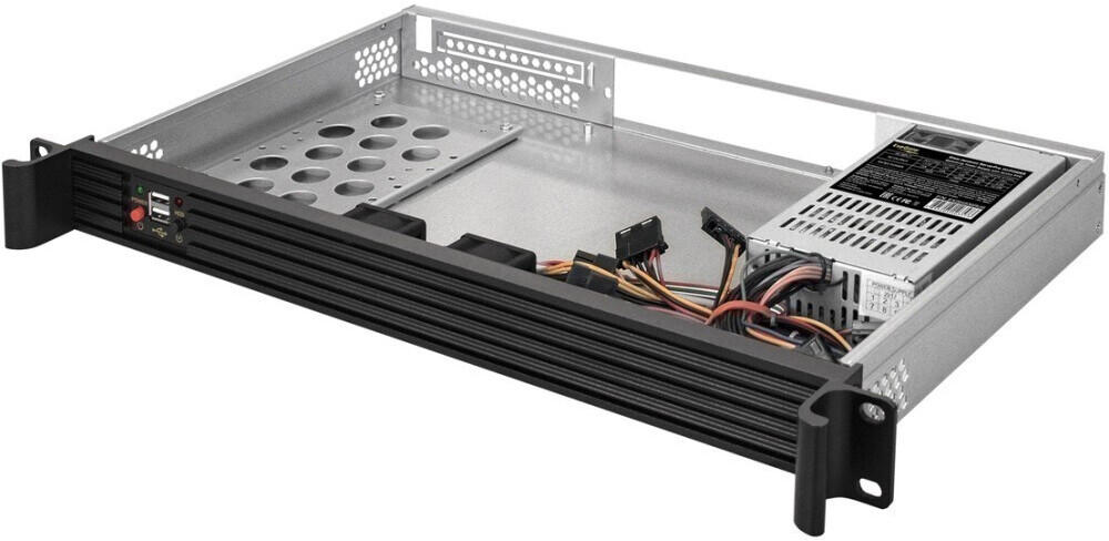 Серверный корпус ExeGate Pro 1U250-01/F300S, 300 Вт, Черный детальное изображение - 2