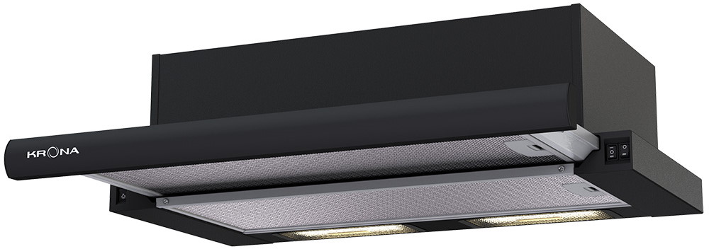 Вытяжка Krona KAMILLA 600 SUPERNOVA B, Черный детальное изображение - 2