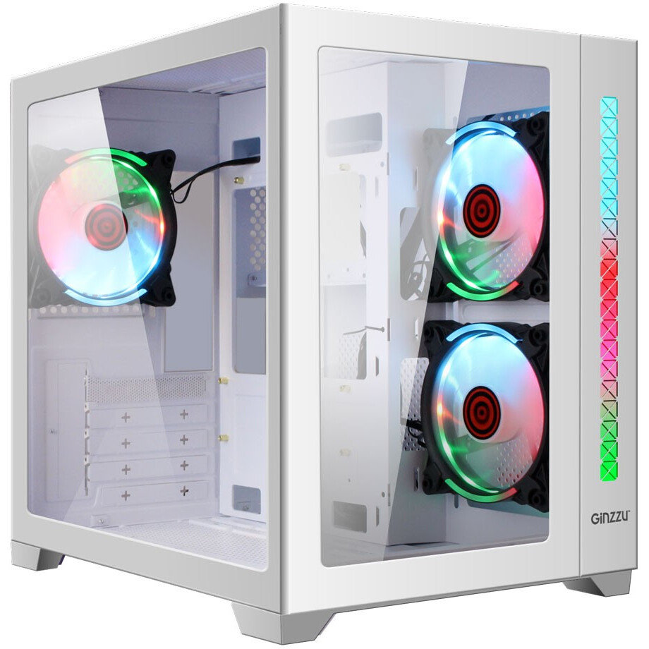 Корпус Ginzzu V450, Белый детальное изображение - 1