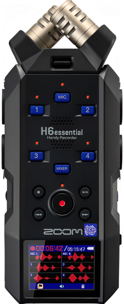 Рекордер Zoom H6essential, 32 бит, Черный №1