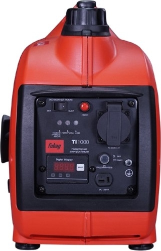 Генератор бензиновый FUBAG TI 1000 646250, 0.9 кВт, Красный детальное изображение - 2