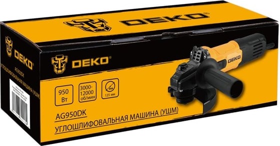 Углошлифовальная машина DEKO (УШМ) AG950DK 083-1024, 125 мм, 3000-12000 об/мин, 950 Вт детальное изображение - 6